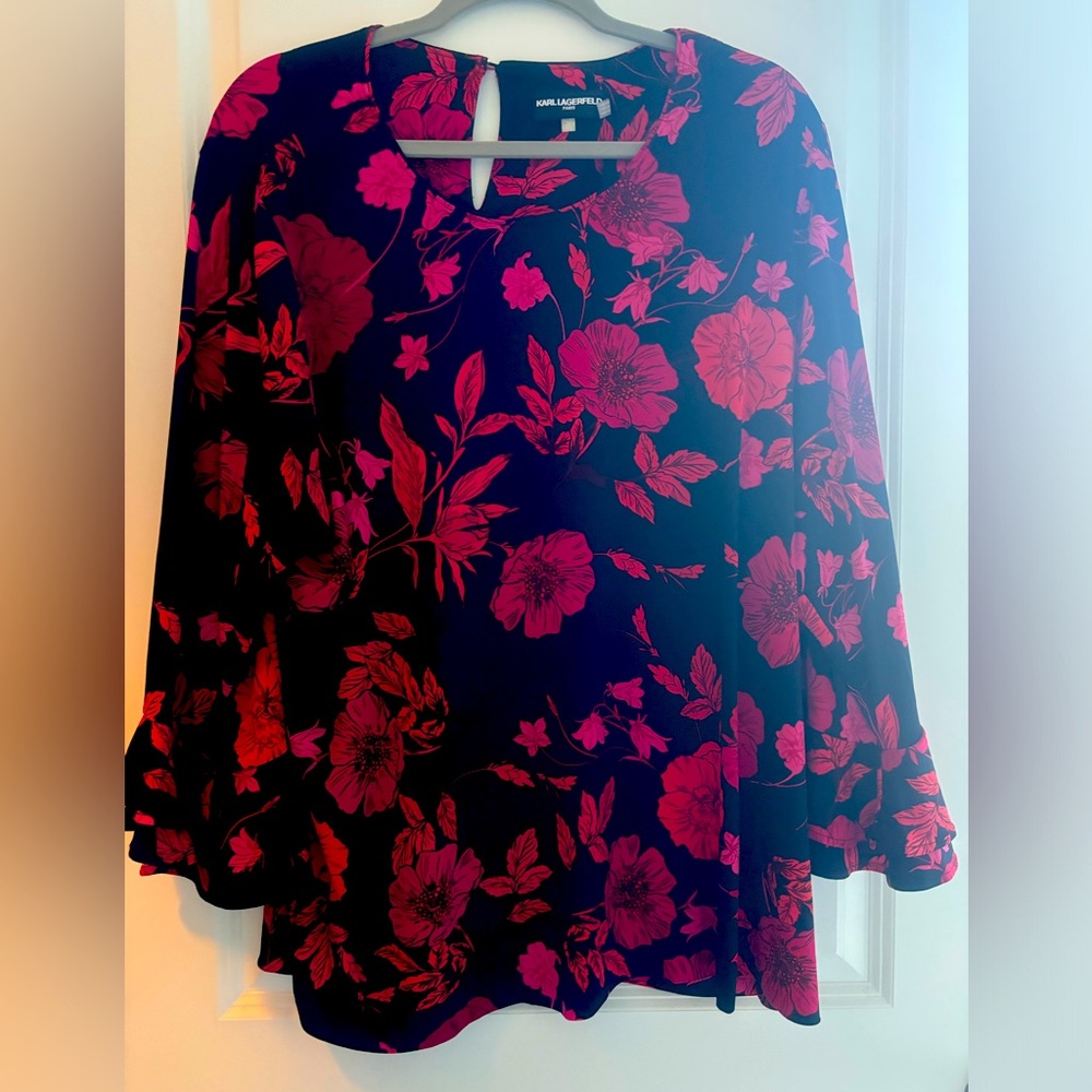 Karl Lagerfeld tunic top size 2x